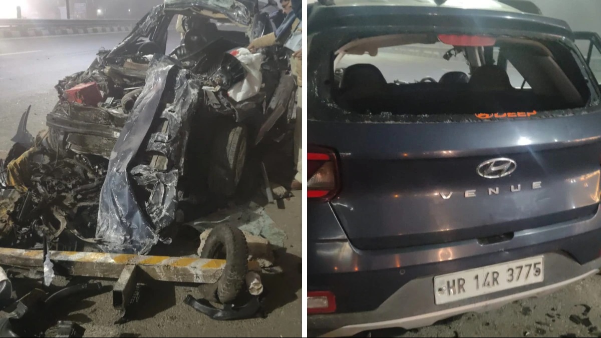 Sonipat Accident: सोनीपत के नेशनल हाईवे पर सड़क हादसा, दिल्ली पुलिस के दो इंस्पेक्टर की मौत
