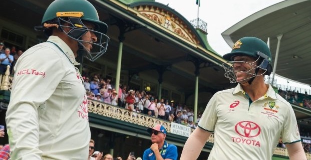 AUS vs PAK: पाकिस्‍तान ने पहली पारी में बनाए 313 रन, स्टंप तक ऑस्ट्रेलिया का स्कोर 6/0