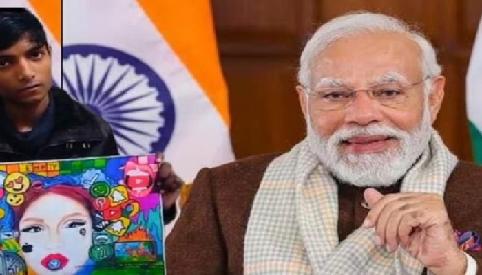 UP News: हापुड़ के कुणाल का कमाल, कला के दम पर पीएम मोदी से मिलने का अवसर