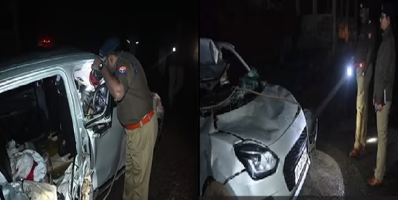 UP News: कानपुर देहात में बेकाबू होकर नाले में गिरी कार, छह लोगों की मौत