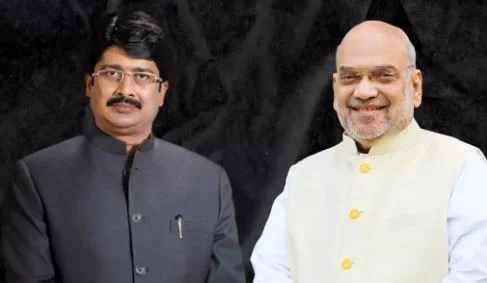 Raja bhaiya Meets Amit Shah