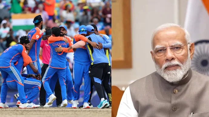 PM Modi Meets Indian Cricket Team