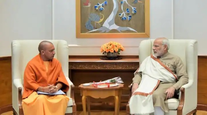 CM Yogi Adityanath Meeting With PM Modi