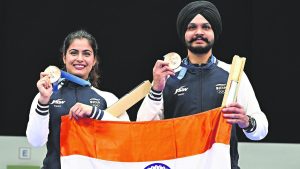 Manu Bhaker Bronze Medal