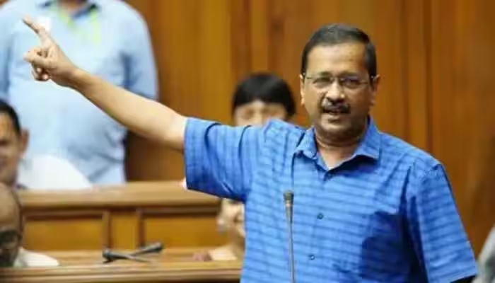 Arvind Kejriwal in Delhi Vidhan Sabha