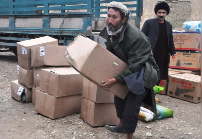 India Afghanistan aid