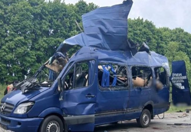 Russian drone attack