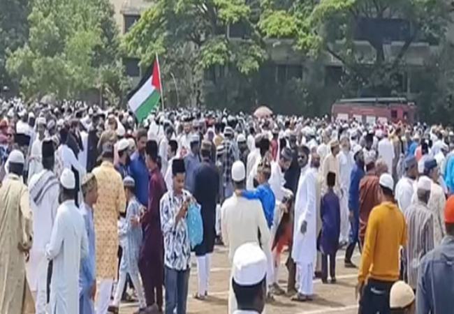 Nashik Palestinian flag