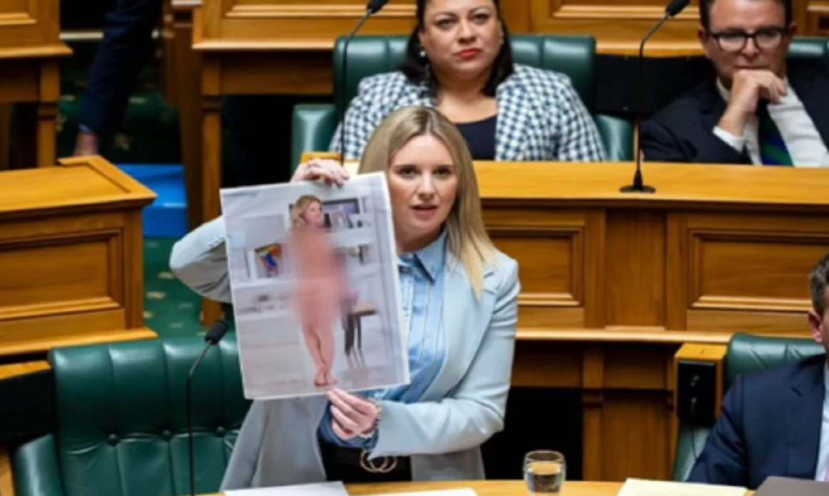 New Zealand female MP nude photo