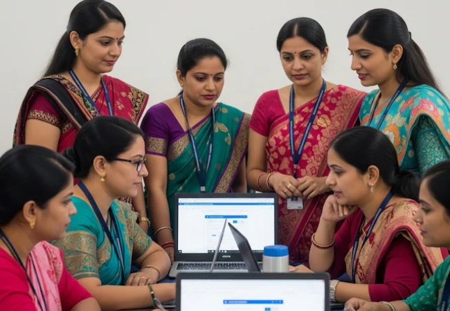 Online transfer of teachers