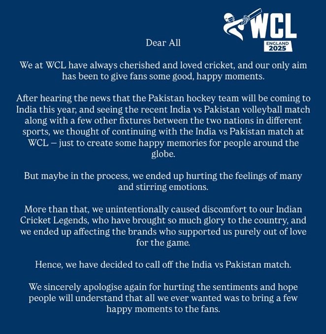 WCL 2025
