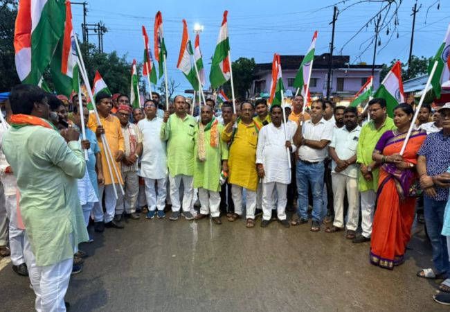 Tricolor Yatra Siddharthnagar