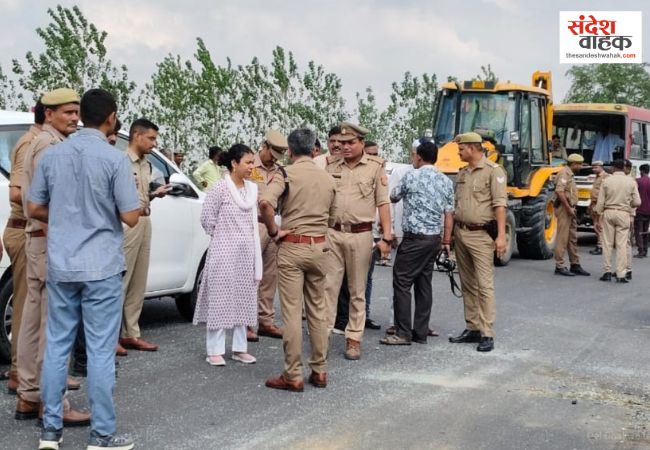 Lakhimpur Kheri road accident
