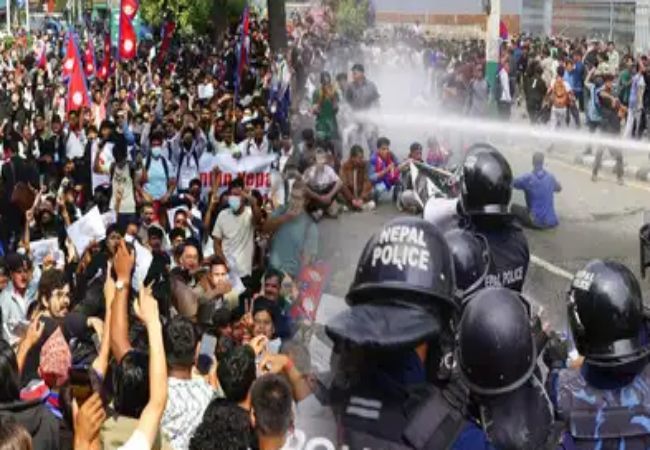 protest in Nepal
