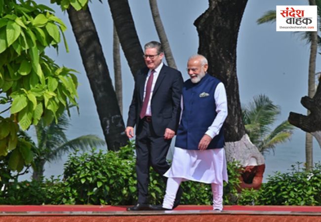 PM Modi Keir Starmer meet