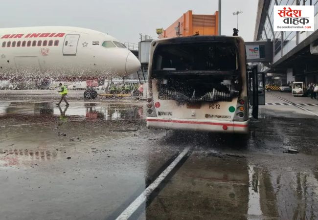 Air India bus fire