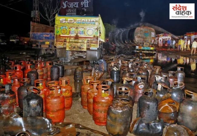 gas cylinders explode