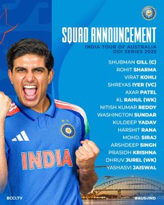 IND vs AUS ODI Series