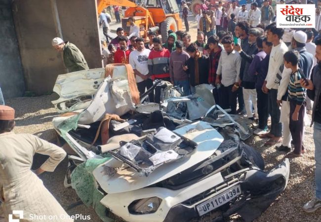 Saharanpur container accident