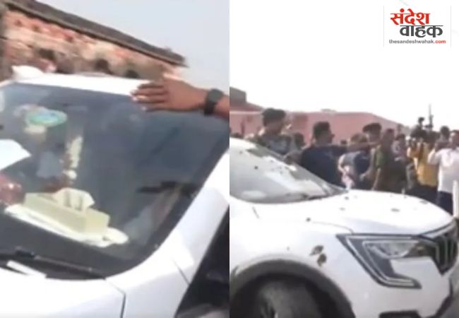 Vijay Sinha convoy attacked