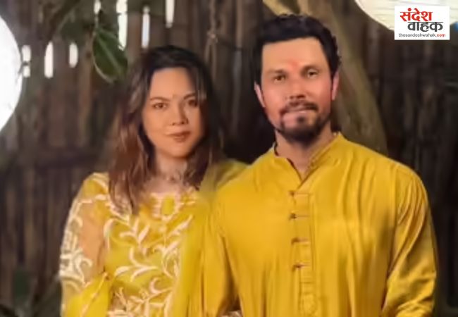Randeep Hooda and Lin Laishram