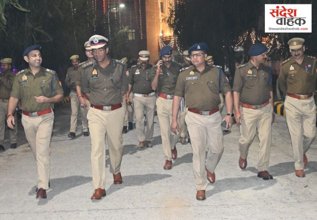 DIG Basti security inspection