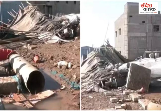 Nagpur water tank accident Bihar laborers