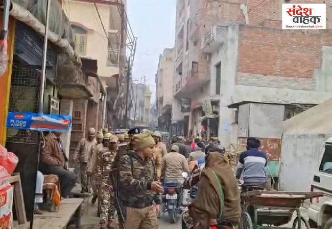 Sambhal Jama Masjid Graveyard Measurement