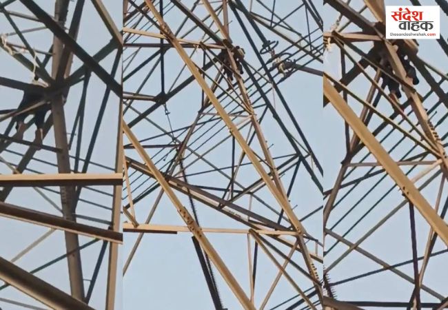 Greater Noida High Tension Tower Drama