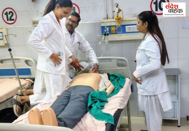 CPR training session