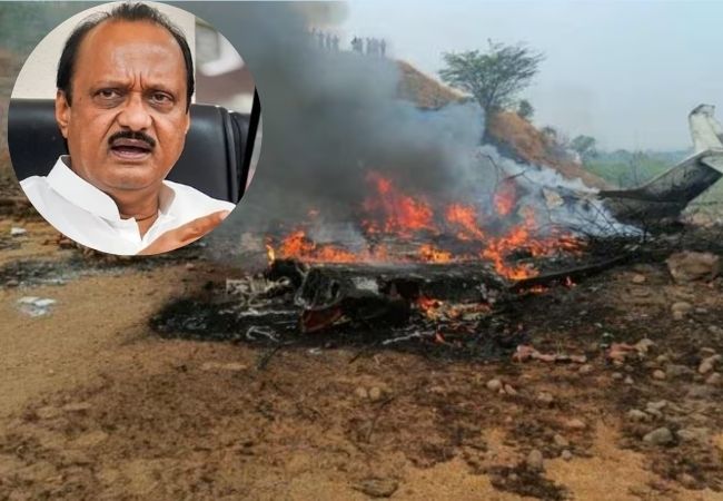 महाराष्ट्र में शोक की लहर: बारामती विमान हादसे में अजित पवार का निधन, 6 मौतों की पुष्टि