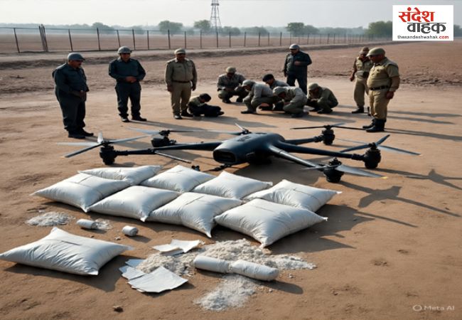 Sriganganagar Drone Heroin Seized