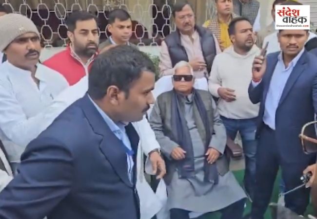 Lalu Yadav Tej Pratap Yadav Meet