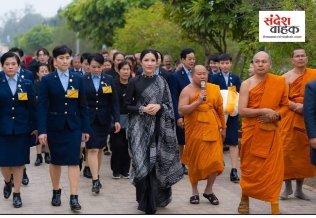 सिद्धार्थनगर: थाईलैंड की रानी का आध्यात्मिक सफर, लुम्बिनी में टेका माथा