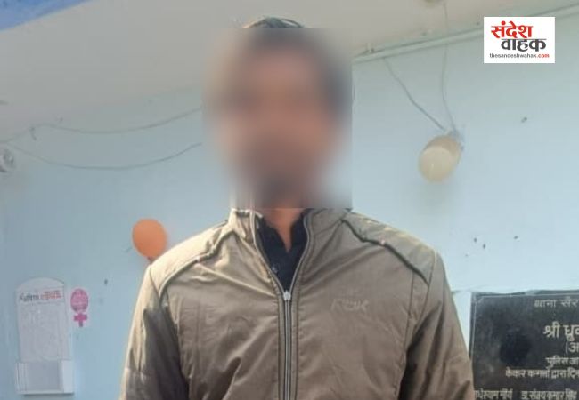लखनऊ के सैरपुर में अवैध असलहे के साथ युवक गिरफ्तार, तमंचा-कारतूस बरामद, बाइक भी सीज