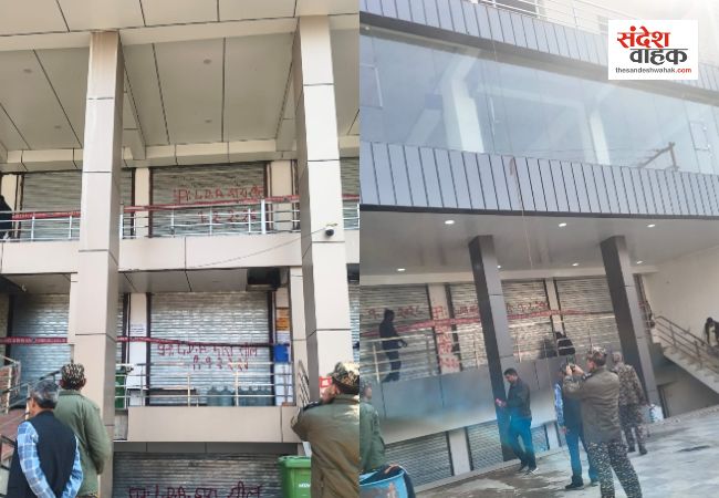 LDA का एक्शन: चिनहट में 15 बीघा में अवैध प्लाटिंग ध्वस्त, इंदिरा नगर में दो कमर्शियल कॉम्प्लेक्स सील