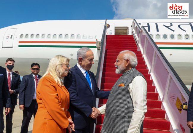 इजरायल में नमस्ते और शालोम की गूँज, पीएम मोदी का भव्य स्वागत