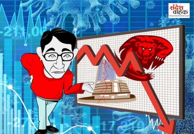 बजट से शेयर बाजार में हाहाकार, सेंसेक्स 2,300 अंक टूटा, निफ्टी में भी भारी गिरावट