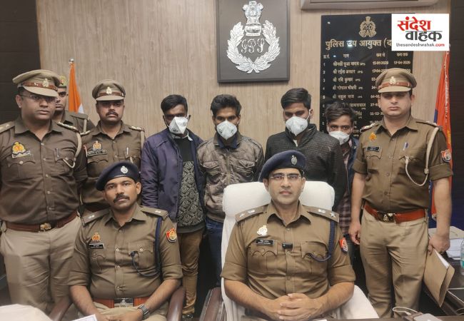 लखनऊ में 'रैकी कर चोरी' करने वाला गैंग दबोचा, एल्डिको उद्यान-2 में हुई बड़ी चोरी का खुलासा