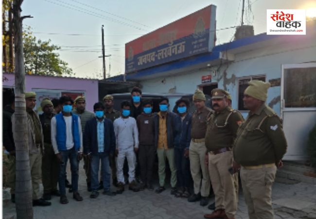 लखनऊ का 'थार गैंग' गिरफ्तार, लिफ्ट देकर लूटने वाले 7 शातिर बदमाश धरे गए, थार और असलहे बरामद