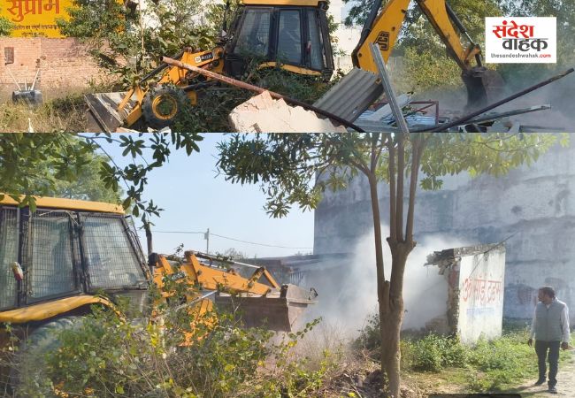 लखनऊ: सुशांत गोल्फ सिटी में 20 बीघा अवैध प्लाटिंग ध्वस्त, गोमती नगर और चिनहट में बिल्डिंग सील