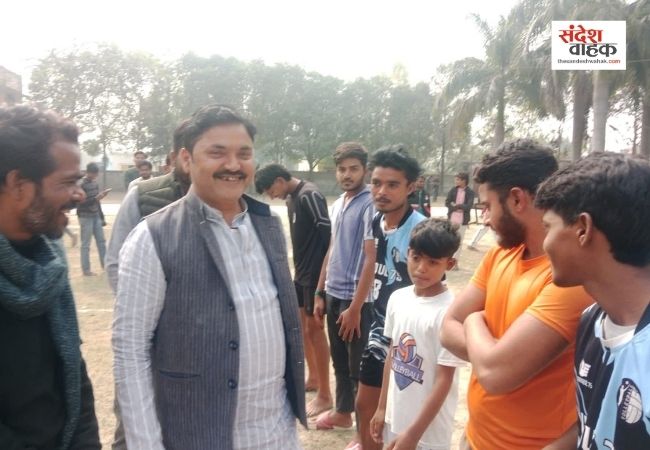 खेलों से निखरती है युवा प्रतिभा और बढ़ता है आपसी भाईचारा – प्रियंक हरिविजय त्रिपाठी 'धीरू'