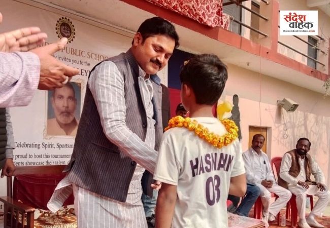 खेलों से निखरती है युवा प्रतिभा और बढ़ता है आपसी भाईचारा – प्रियंक हरिविजय त्रिपाठी 'धीरू'