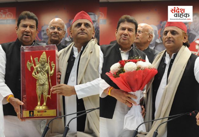 UP Politics: सपा का बढ़ता कुनबा, दिग्गज कांग्रेस नेता के.के. शर्मा सपा में शामिल