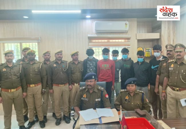 बलरामपुर: सरकारी परिसरों में सेंध लगाने वाले अंतरजनपदीय गिरोह के 6 सदस्य गिरफ्तार