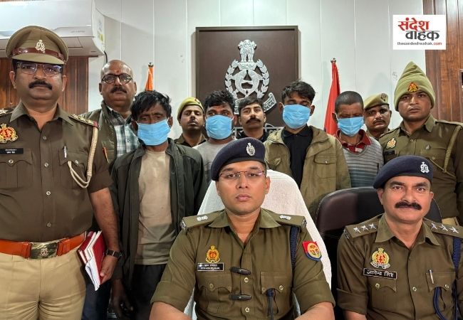 लखनऊ: 40 कुंतल सरिया चोरी करने वाला अंतर्जनपदीय गैंग गिरफ्तार