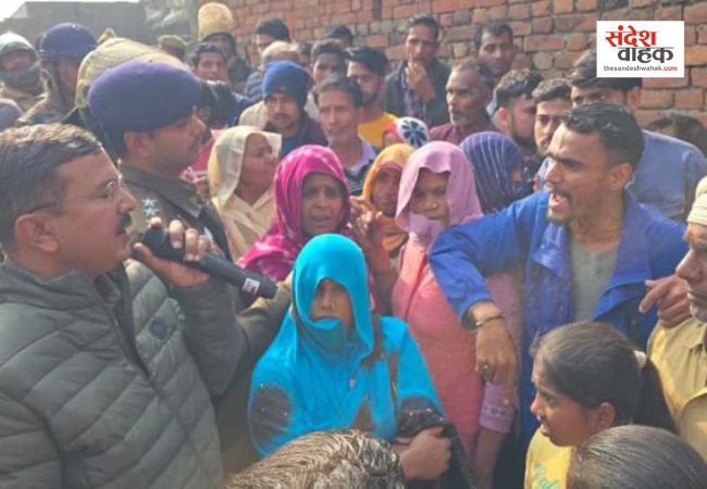 अमरोहा में सनसनीखेज वारदात, महिला की चाकू से गोदकर हत्या