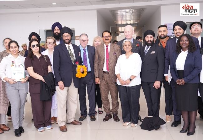 Lucknow News: लंदन से आए न्यायिक सदस्यों और बैरिस्टरों ने किया UPSIFS Lucknow का भ्रमण