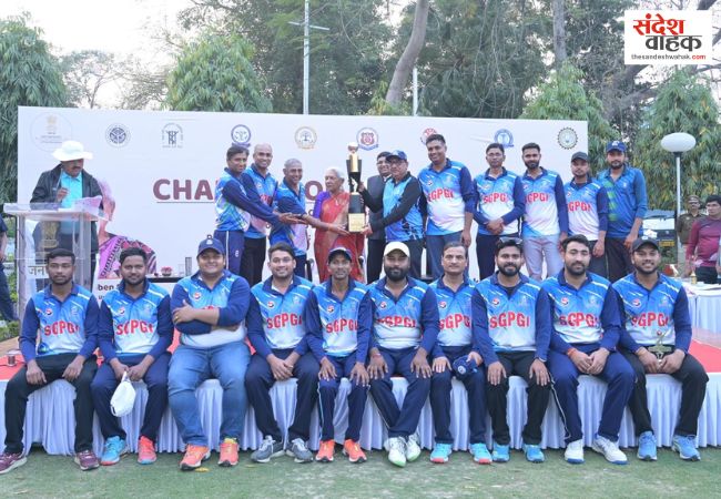 चांसलर कप 2026: SGPGI बना इंटर यूनिवर्सिटी क्रिकेट चैंपियन, फाइनल में भाषा विश्वविद्यालय को 4 विकेट से दी शिकस्त
