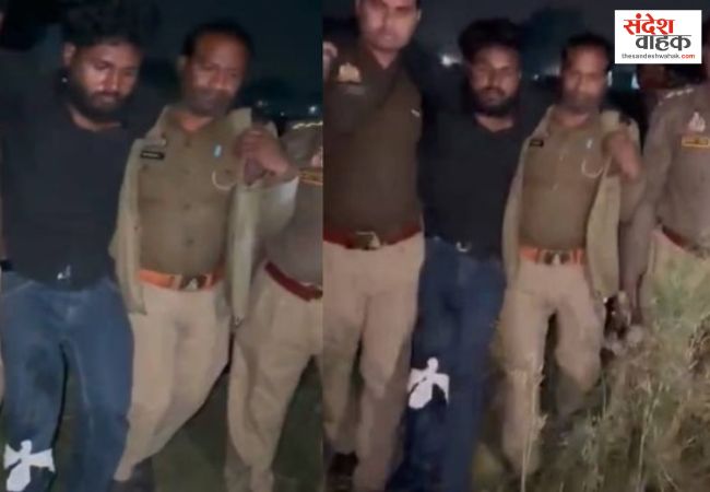 सुल्तानपुर: दो भाइयों को गोली मारने वाले मुख्य आरोपी दीपक सोनकर का 'हाफ एनकाउंटर'